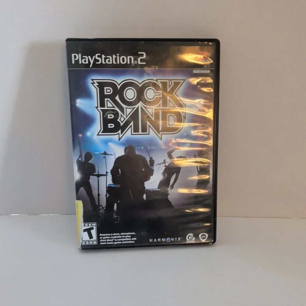 Rock Band Sony PlayStation 2 PS2 2007 Game Disc SLUS-21682 Original Case